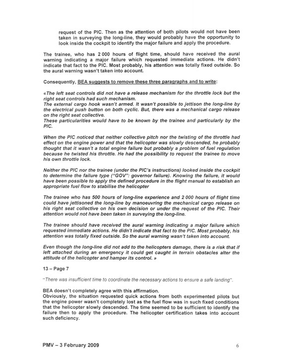 Photo of Comments from the Bureau d'Enquêtes et d'Analyses pour la Sécurité de l'Aviation Civile