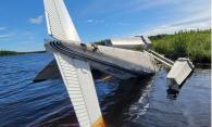 Figure 2. The occurrence aircraft following impact with terrain (Source: TSB)