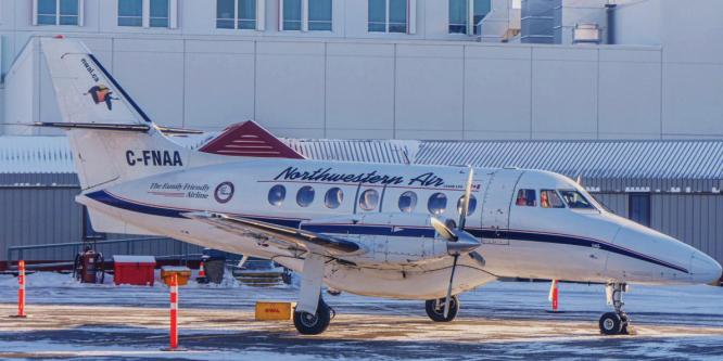  Figure 1. Aéronef à l’étude. Photo prise avant l’installation des hélices à 5 pales MT-Propeller 